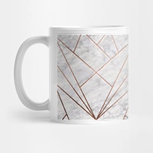 Rose geo designer marble Mug